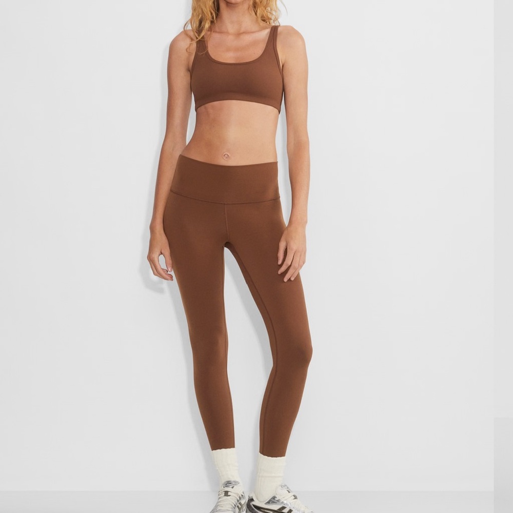 TnAction High Rise Leggings - Cognac (Brown/Rust Color)